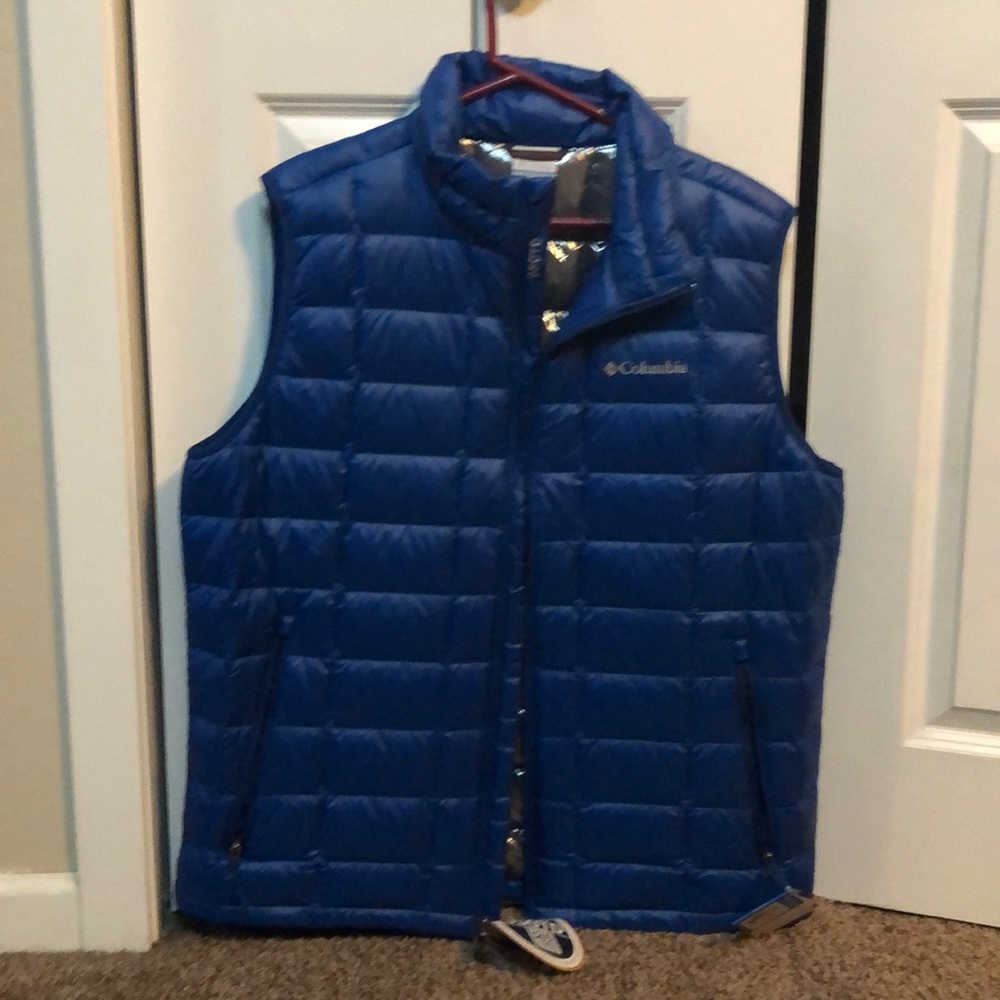 Men’s Blue Columbia Vest